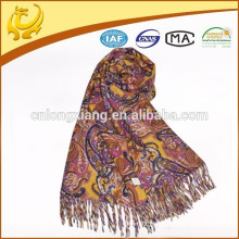 Couleur vive et grande usine gros chandails pashmina laine